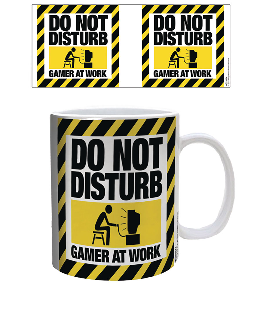 Do Not Disturb Gamer At Work 11-Ounce Ceramic Mug