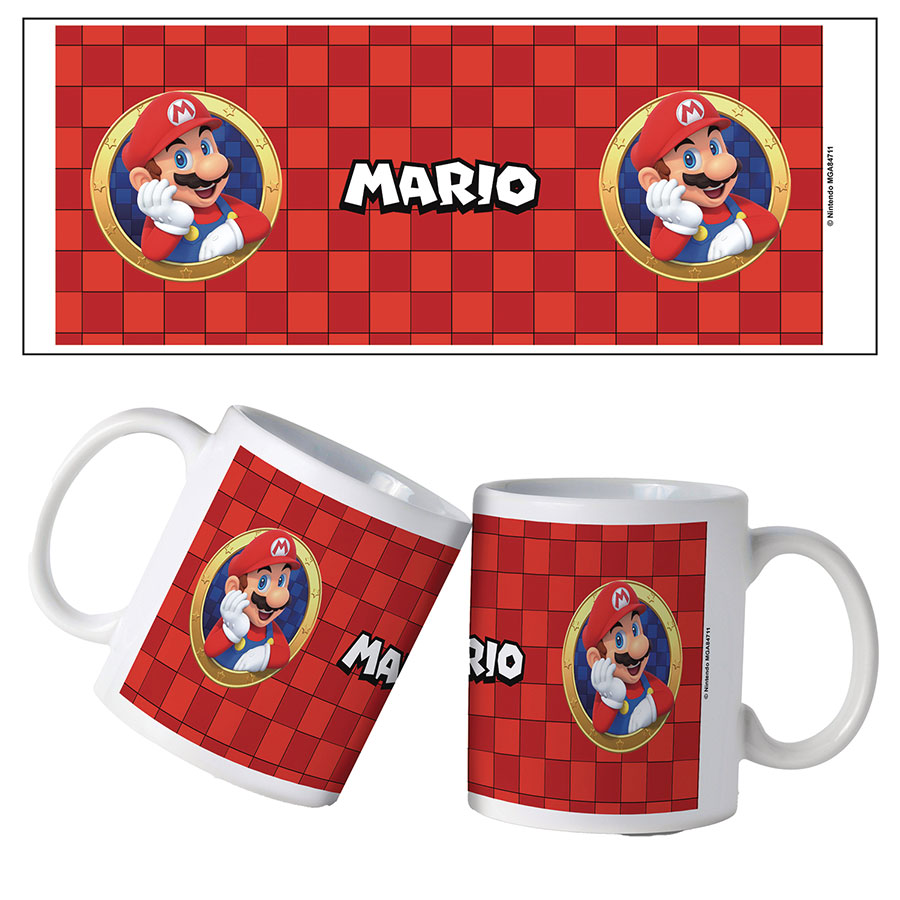 Nintendo Super Mario 3D Port 11-Ounce Ceramic Mug - Mario