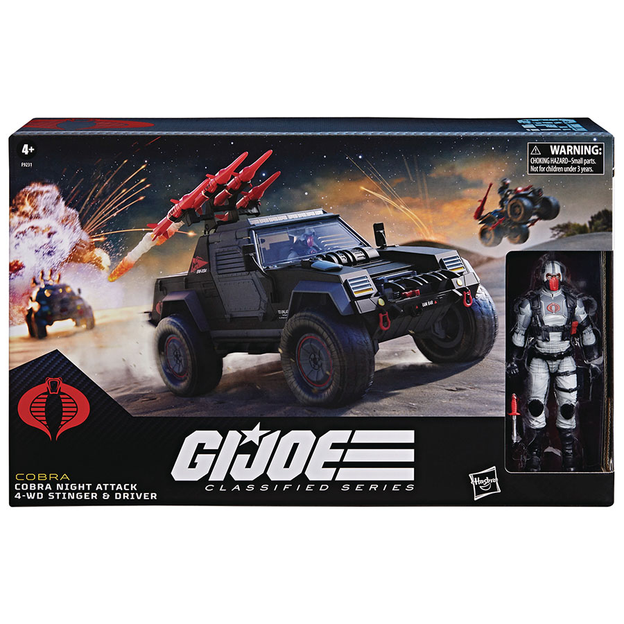 GI Joe Classified Cobra Night Attack 4-WD Stinger Vehicle