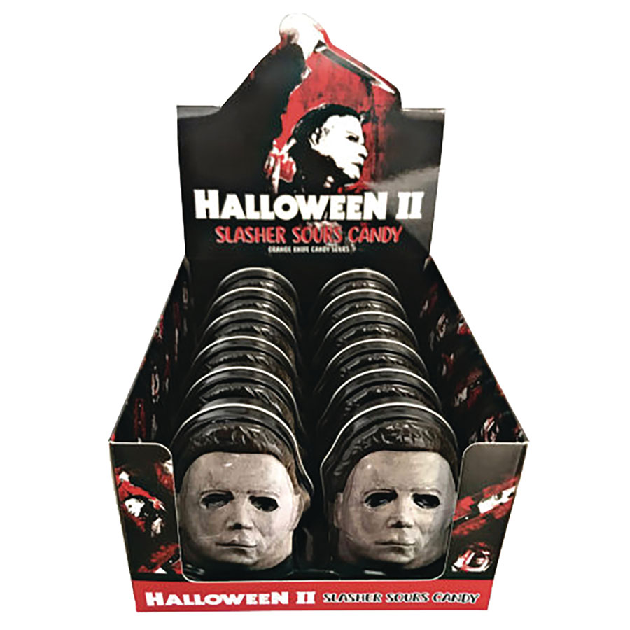Halloween 2 Michael Myers Mask Candy Tin 12-Piece Display