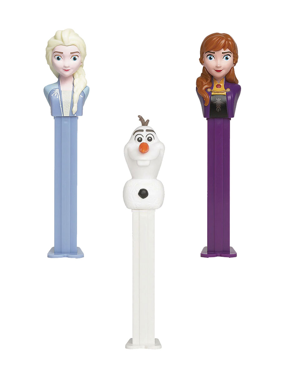 PEZ Disney Frozen Dispenser 6-Piece Blister Assortment Case