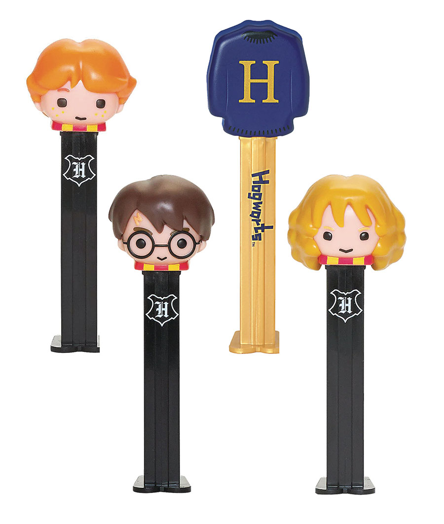 PEZ Harry Potter Dispenser 6-Piece Blister Assortment Case