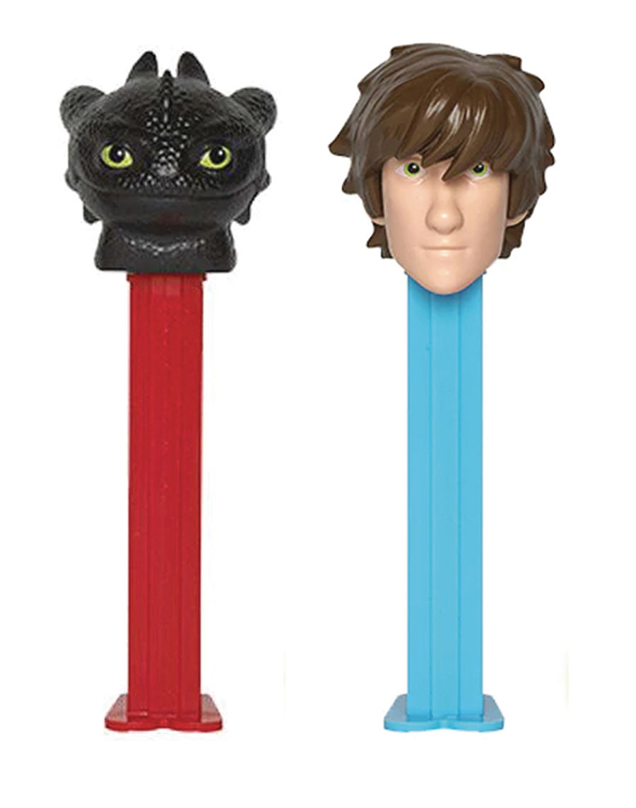 PEZ How To Train Your Dragon Dispenser 6-Piece Blister Assortment Case