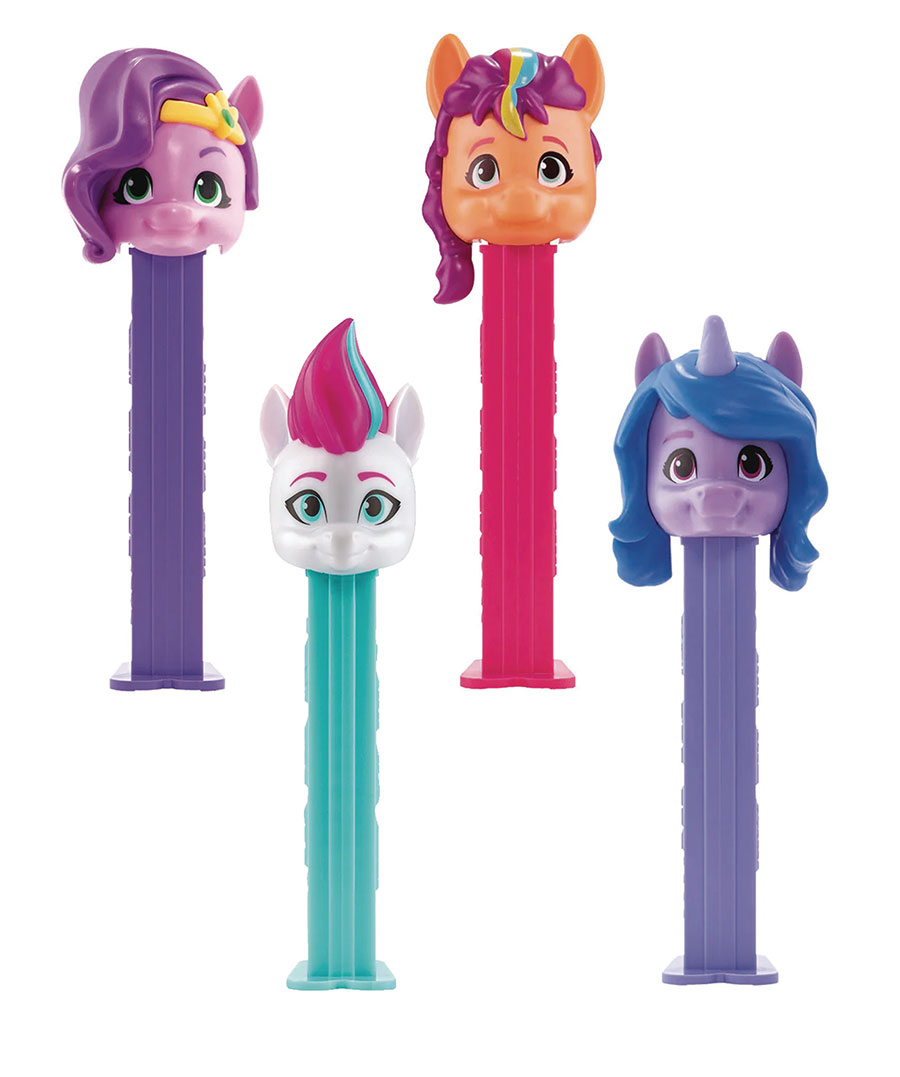 PEZ My Little Pony Dispenser 6-Piece Blister Assortment Case