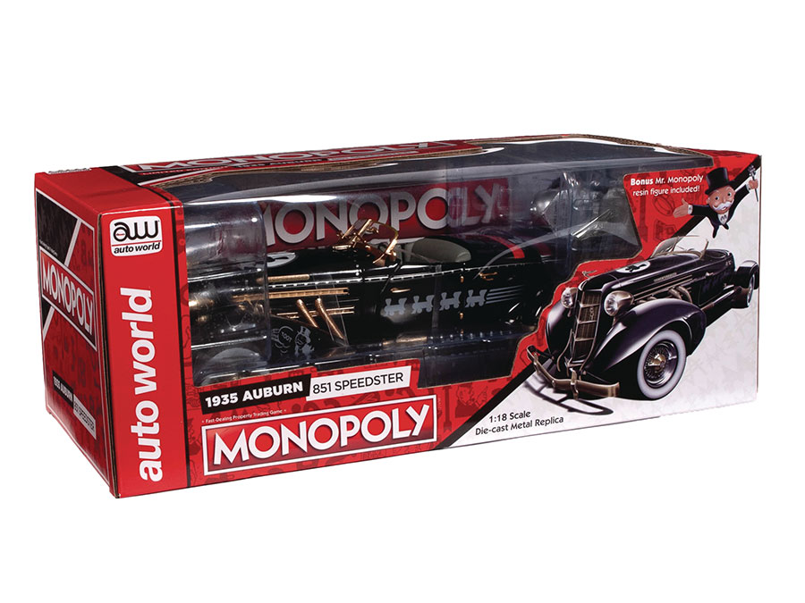 Monopoly 1935 Auburn 851 Speedster 1/18 Scale Die-Cast Vehicle