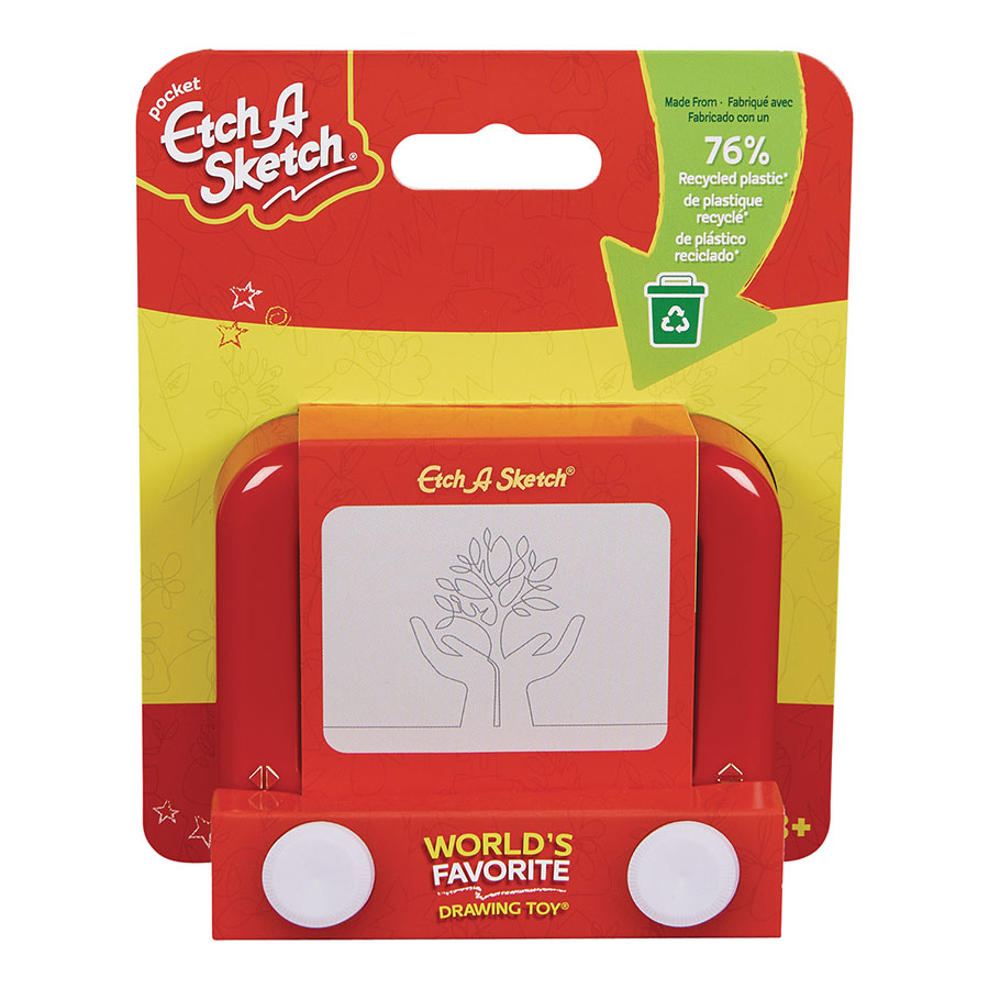 Sustainable Etch-A-Sketch Pocket