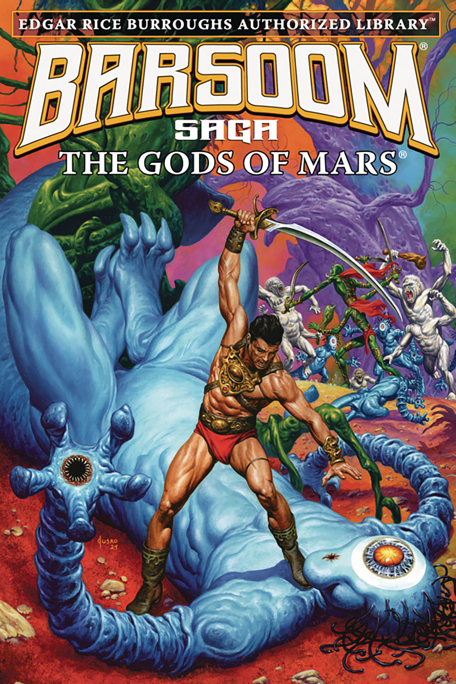 Edgar Rice Burroughs Authorized Library Barsoom Saga Vol 2 The Gods Of Mars Novel HC