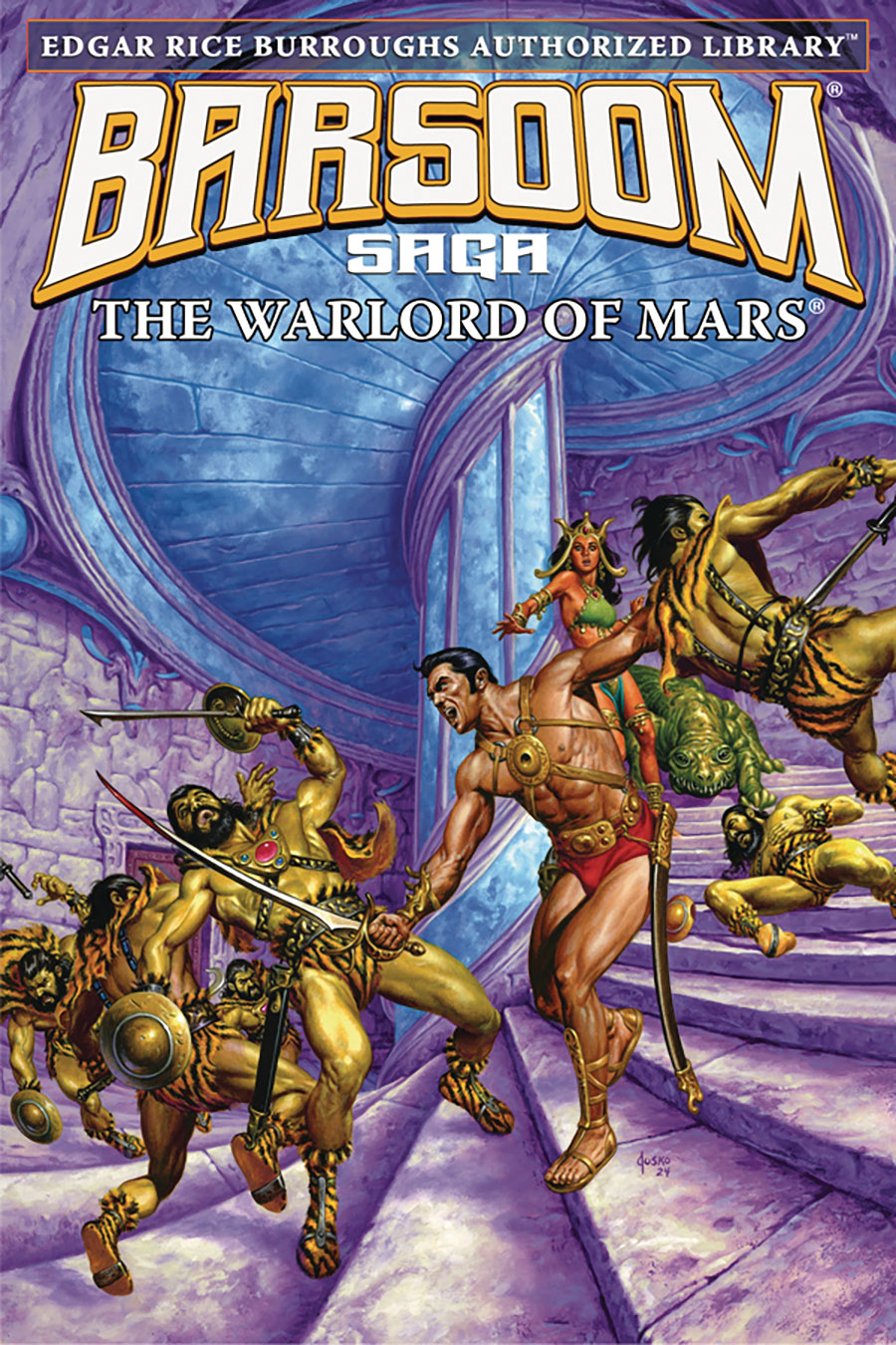 Edgar Rice Burroughs Authorized Library Barsoom Saga Vol 3 The Warlord Of Mars Novel HC