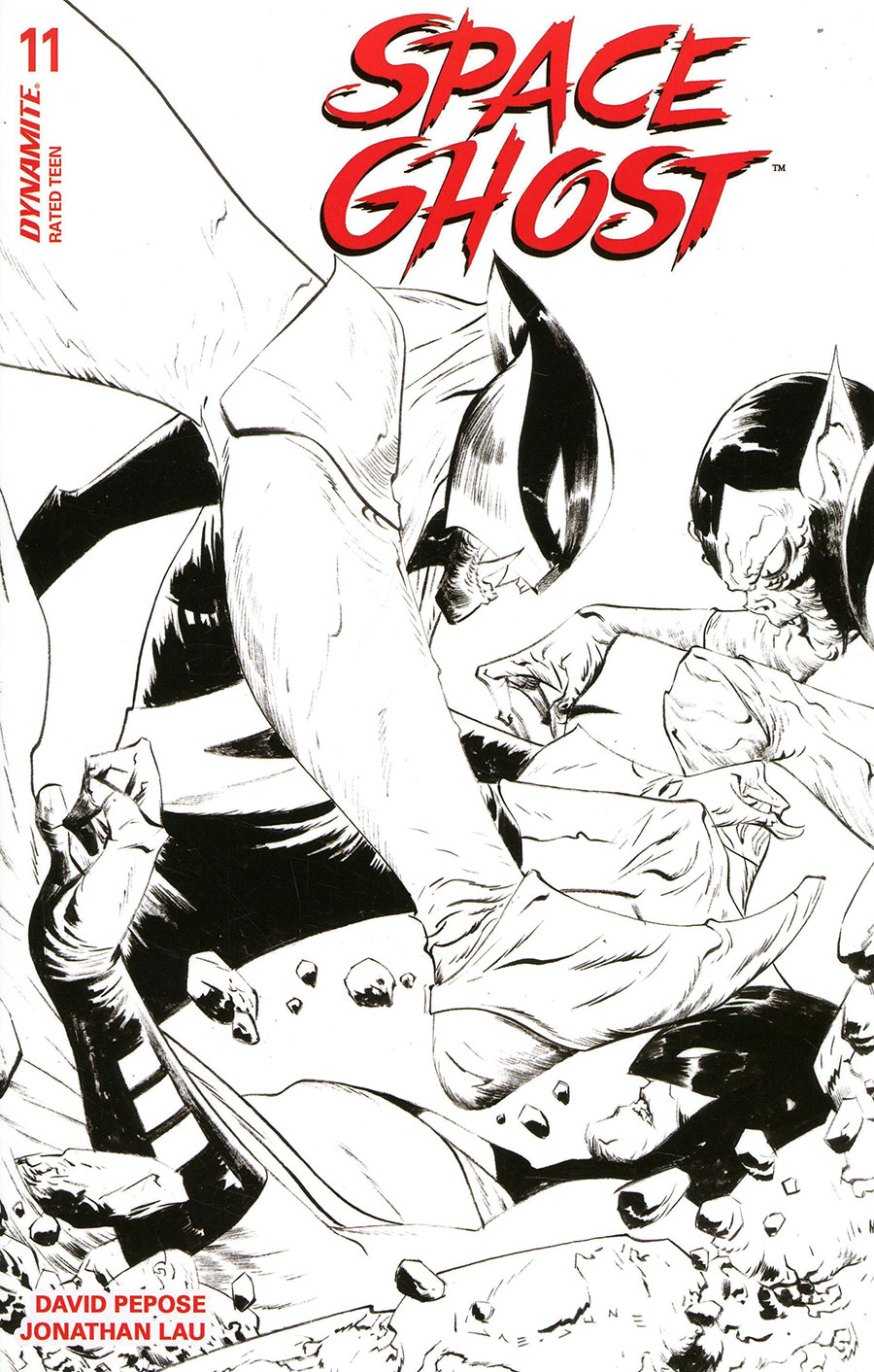 Space Ghost Vol 4 #11 Cover H Incentive Jae Lee Line Art Cover
