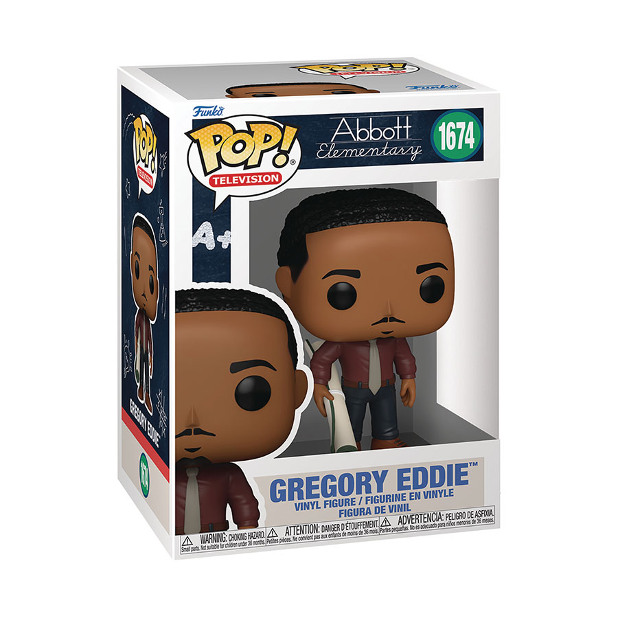 POP Television Abbott Elementary Gregory Eddie Vinyl Figure