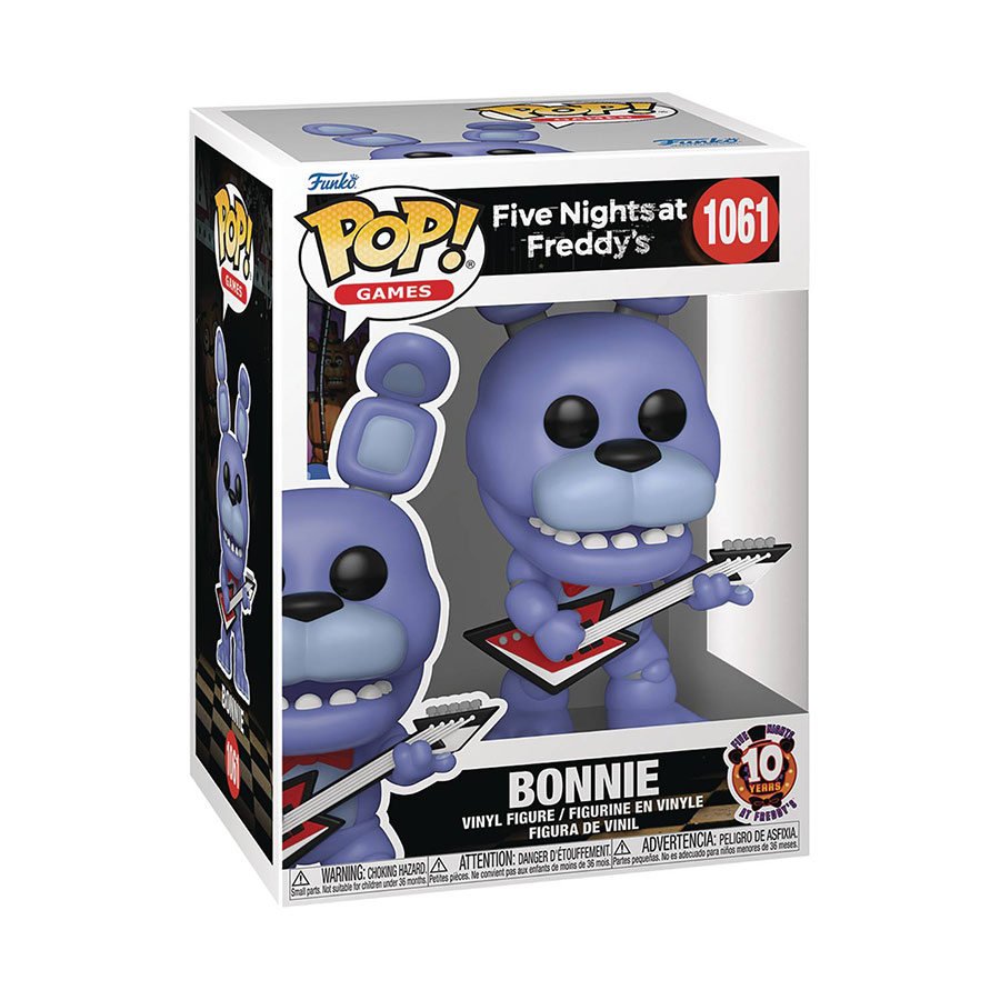POP Games Five Nights At Freddies 10 Year Bonnie Vinyl Figure