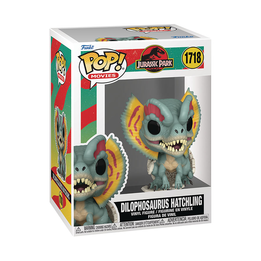 POP Movies Jurassic Park Hatching Dilophosaurus Vinyl Figure