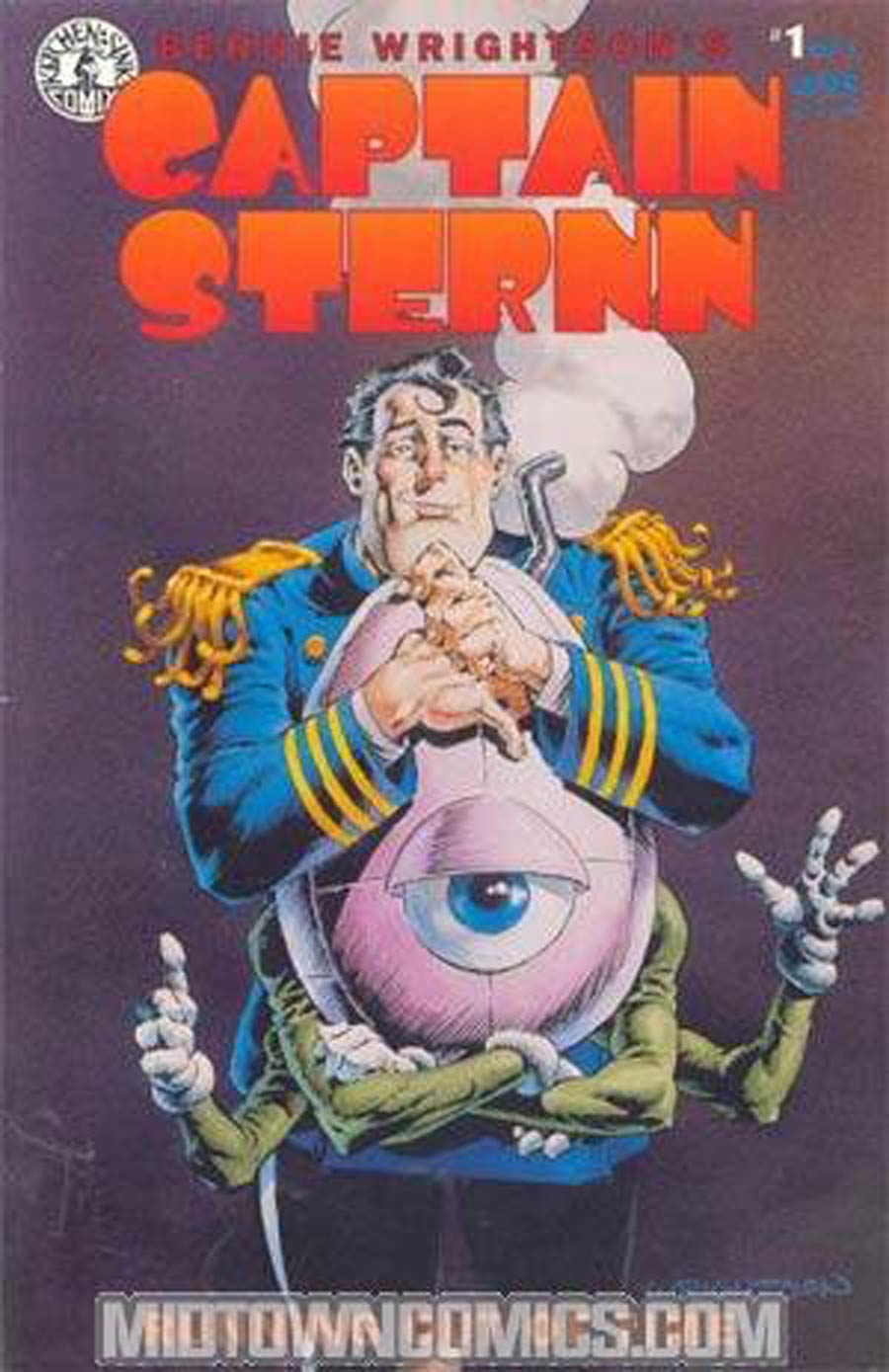 Captain Sternn Running Out of Time #1 Cover C Signed by Bernie Wrightson (With CoA)