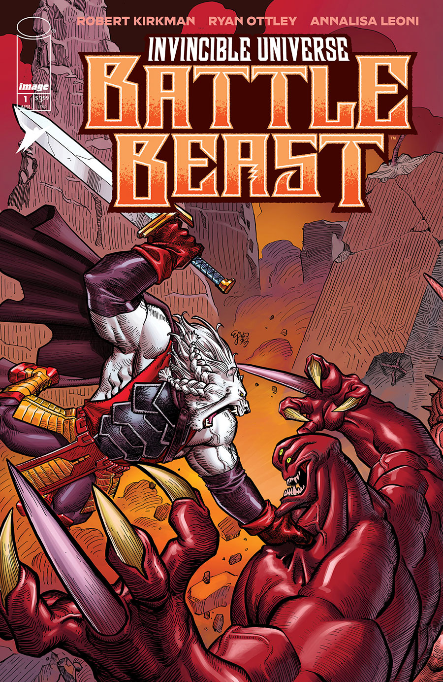 Invincible Universe Battle Beast #1 Cover D Incentive EJ Su Variant Cover (Limit 1 Per Customer)