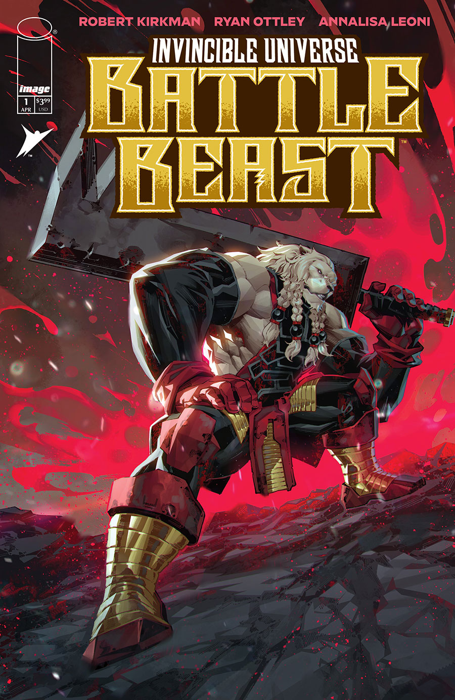 Invincible Universe Battle Beast #1 Cover E Incentive Kael Ngu Variant Cover (Limit 1 Per Customer)