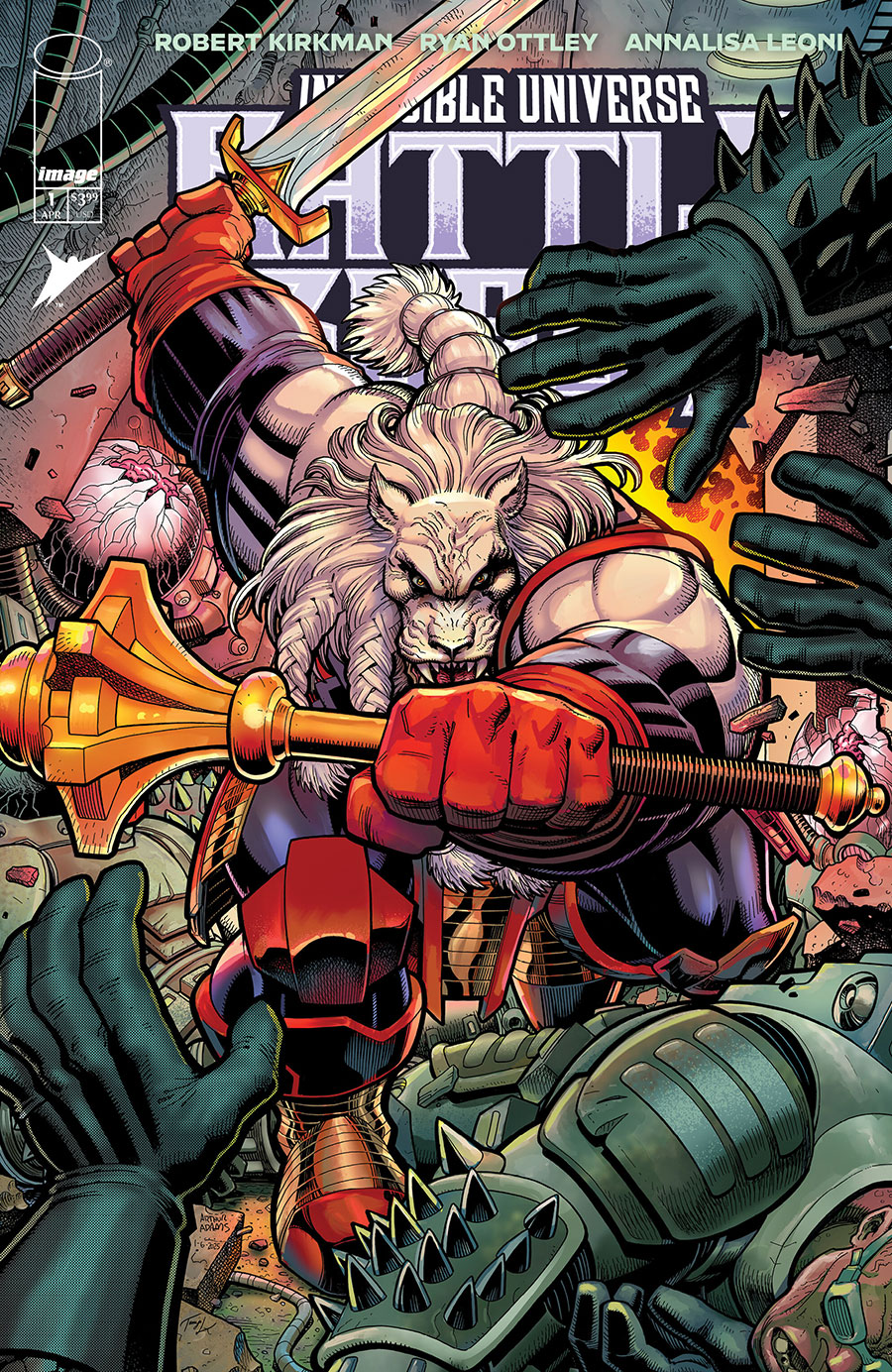 Invincible Universe Battle Beast #1 Cover F Incentive Arthur Adams Variant Cover (Limit 1 Per Customer)