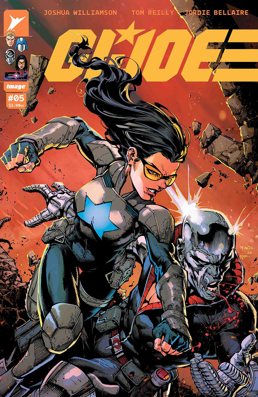 GI Joe Vol 10 #5 Cover B Variant David Finch Sandra Hope & Adriano Lucas Cover
