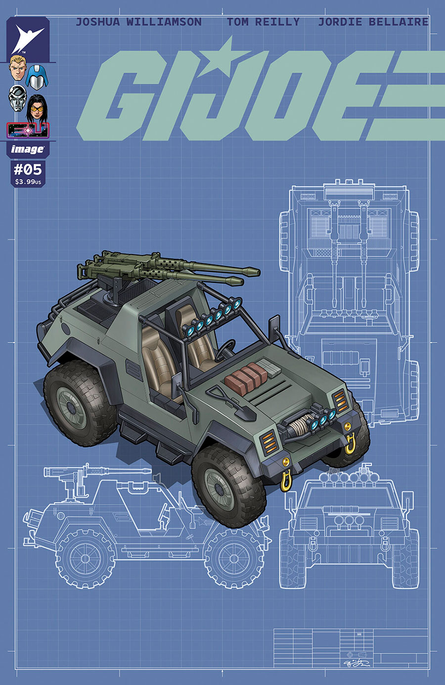 GI Joe Vol 10 #5 Cover F Incentive EJ Su Variant Cover