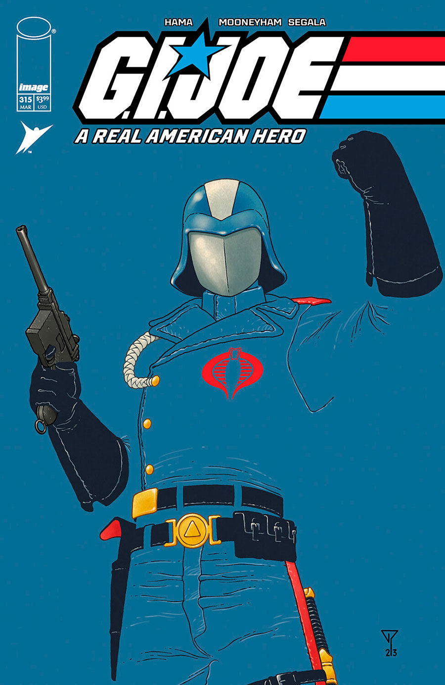 GI Joe A Real American Hero #315 Cover C Incentive Francis Portela Camouflage Variant Cover