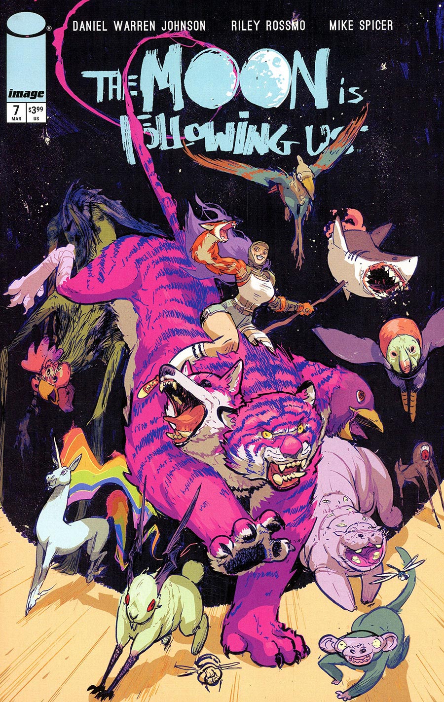 The Moon Is Following Us #7 Cover A Regular Daniel Warren Johnson Riley Rossmo & Mike Spicer Cover