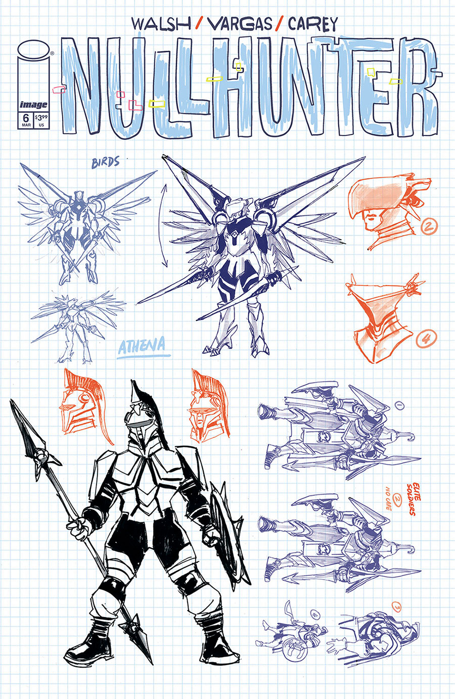 Nullhunter #6 Cover D Incentive Gustaffo Vargas Design Variant Cover