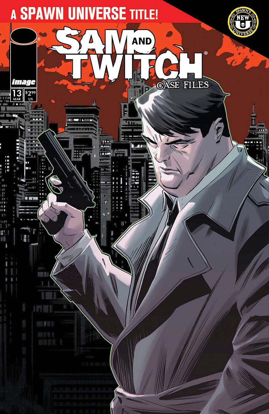 Sam And Twitch Case Files #13 Cover A Regular Marco Failla Connecting Sam Cover (Spawn Universe)