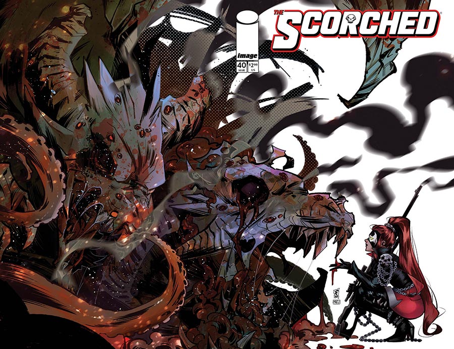 Scorched #40 Cover A Regular Federico Sabbatini Wraparound Cover (Spawn Universe)