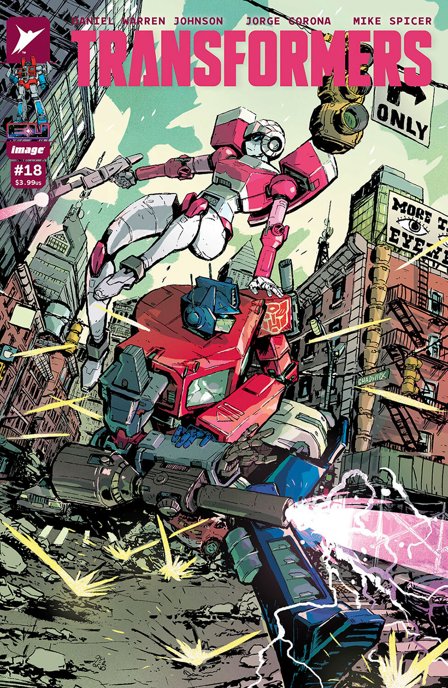 Transformers Vol 5 #18 Cover E Incentive Oliver Ono Variant Cover