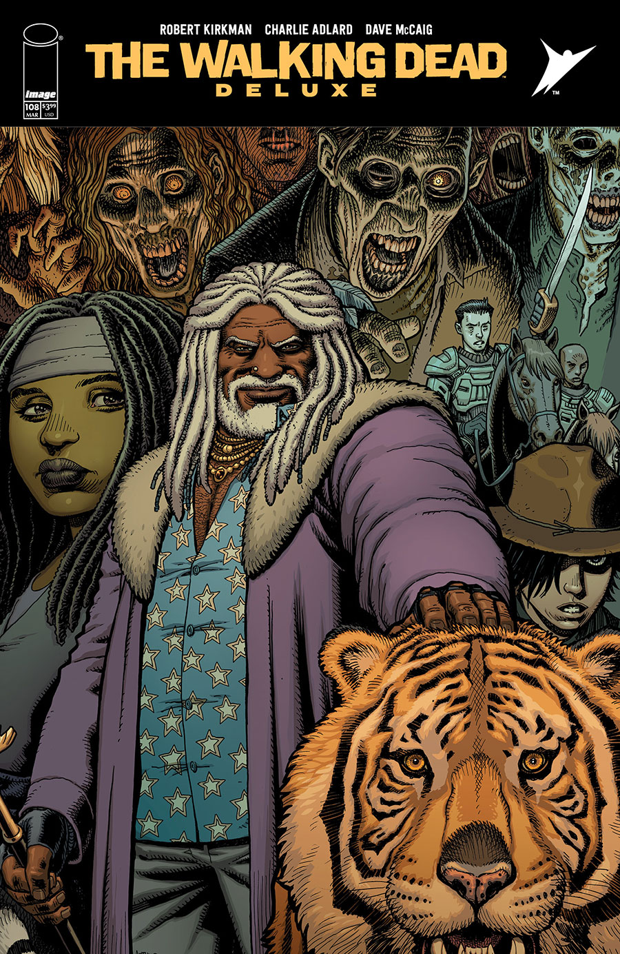 Walking Dead Deluxe #108 Cover D Variant Arthur Adams & Dave McCaig Cover
