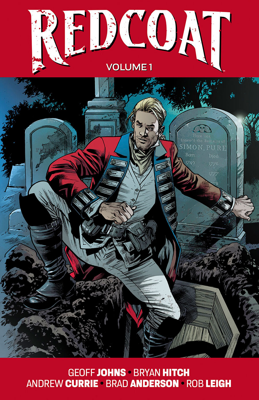 Redcoat Vol 1 TP Book Market Bryan Hitch & Brad Anderson Cover