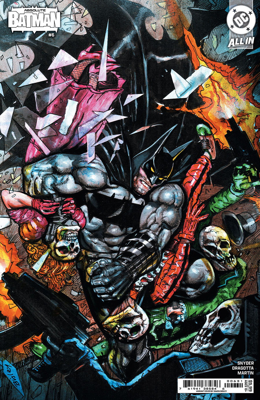 Absolute Batman #6 Cover C Variant Simon Bisley Card Stock Cover (DC All In)