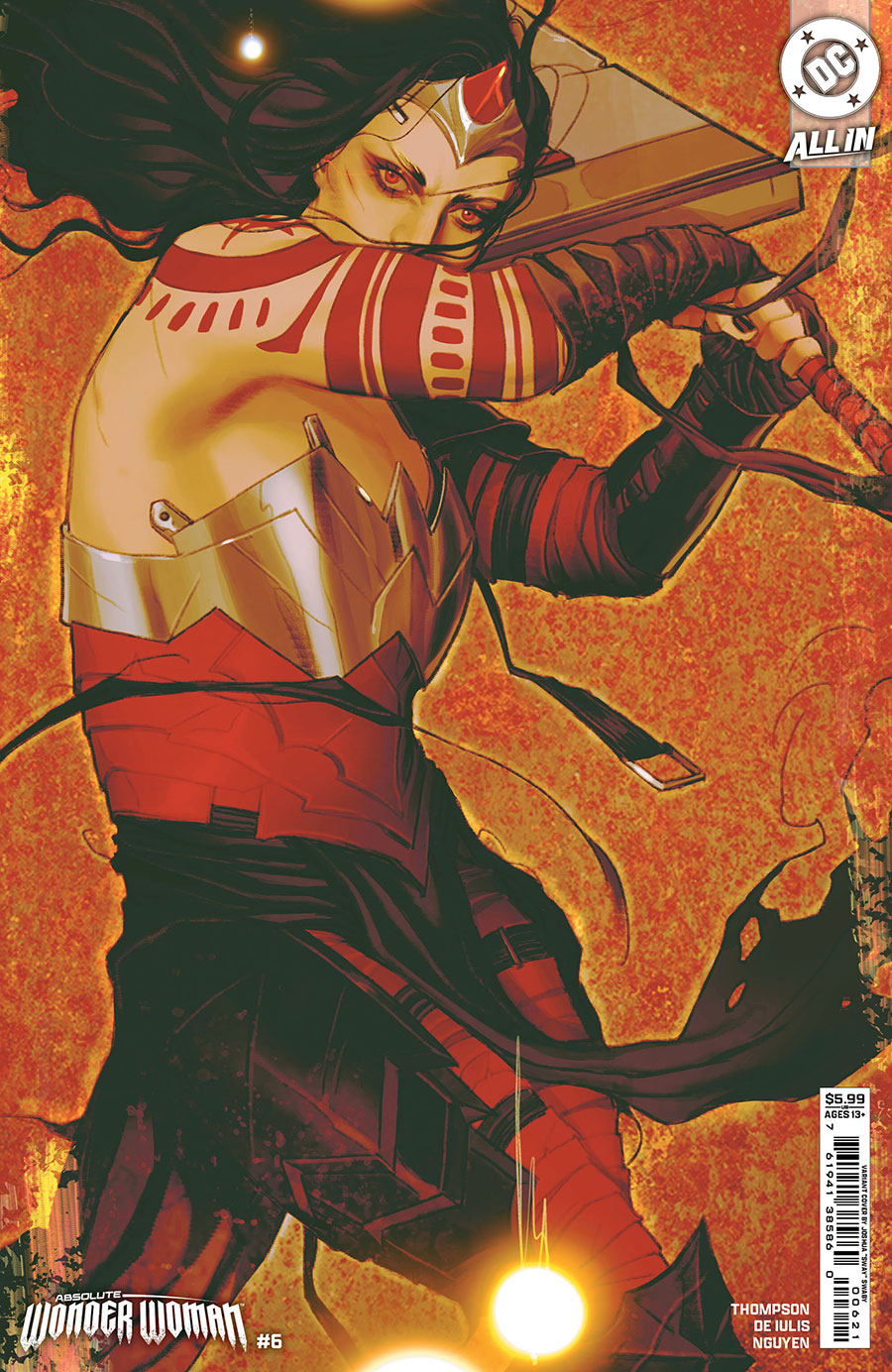Absolute Wonder Woman #6 Cover C Variant Joshua Sway Swaby Card Stock Cover (DC All In)