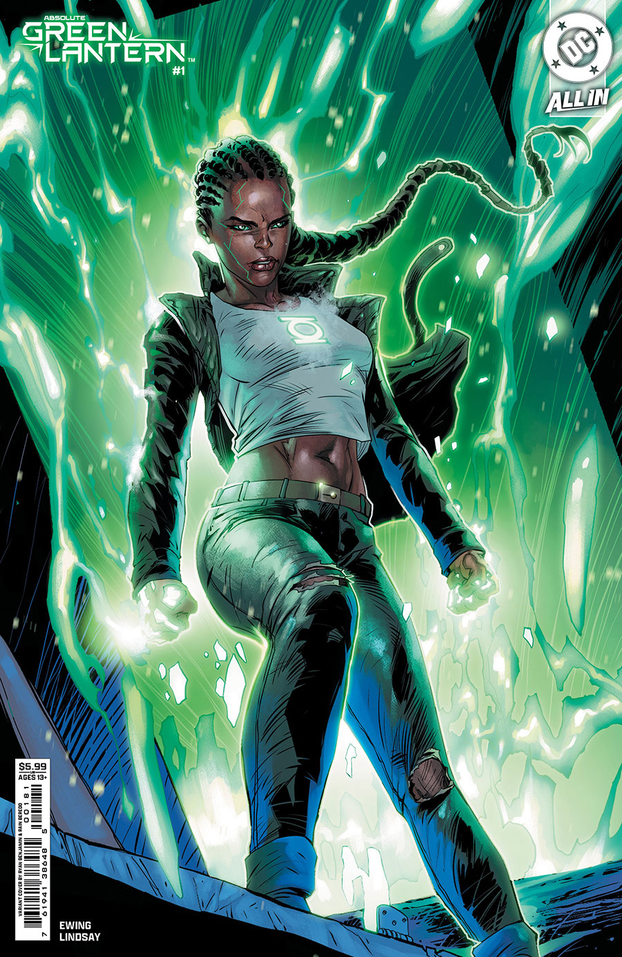 Absolute Green Lantern #1 Cover E Variant Ryan Benjamin Card Stock Cover (DC All In)