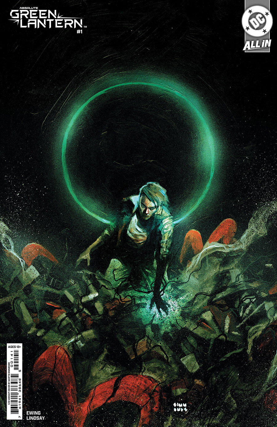 Absolute Green Lantern #1 Cover I Incentive Martin Simmonds Card Stock Variant Cover (DC All In)