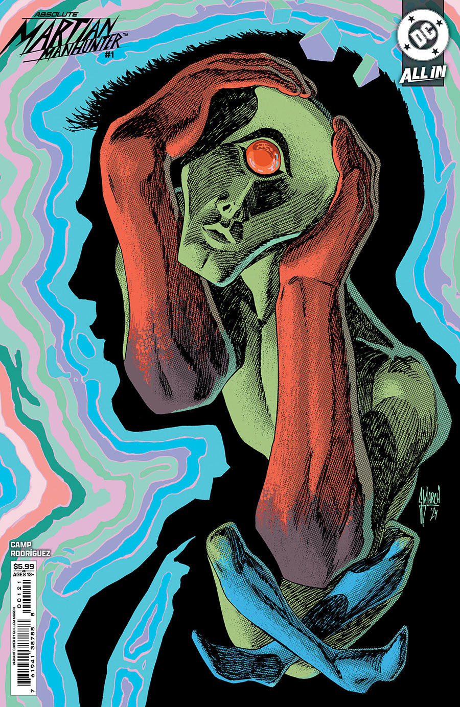 Absolute Martian Manhunter #1 Cover B Variant Guillem March Card Stock Cover (DC All In)