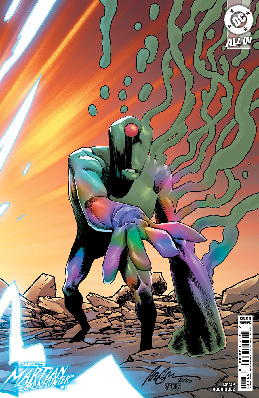 Absolute Martian Manhunter #1 Cover D Variant Rafael Albuquerque Connecting Card Stock Cover (DC All In)