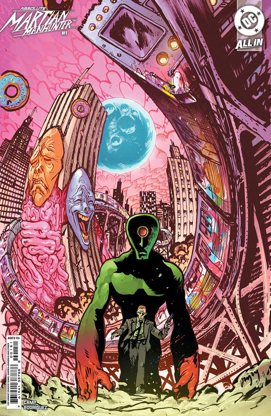 Absolute Martian Manhunter #1 Cover I Incentive Daniel Warren Johnson Card Stock Variant Cover (DC All In)