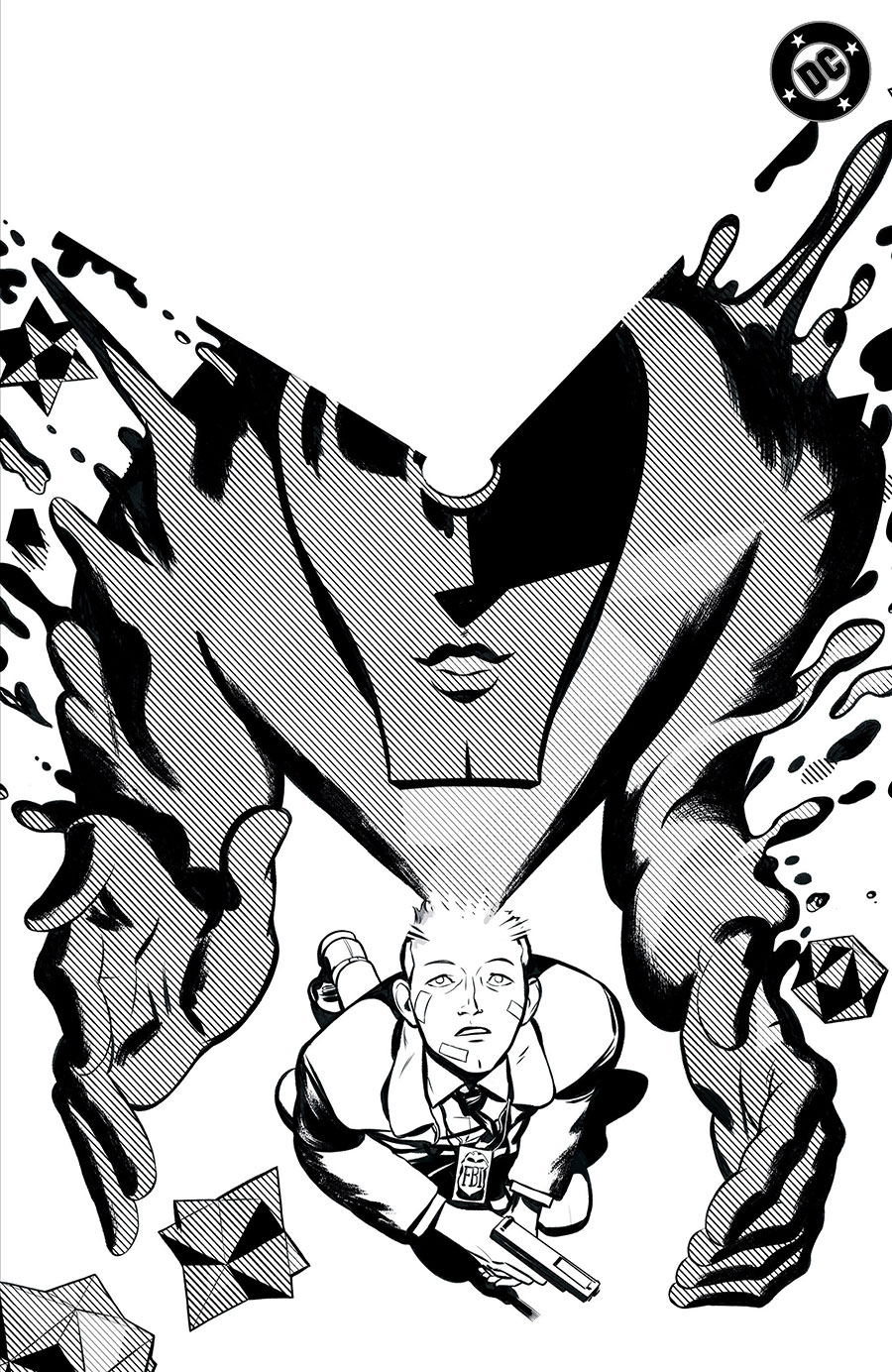 Absolute Martian Manhunter #1 Cover J Incentive Javier Rodriguez Black & White Card Stock Variant Cover (DC All In)