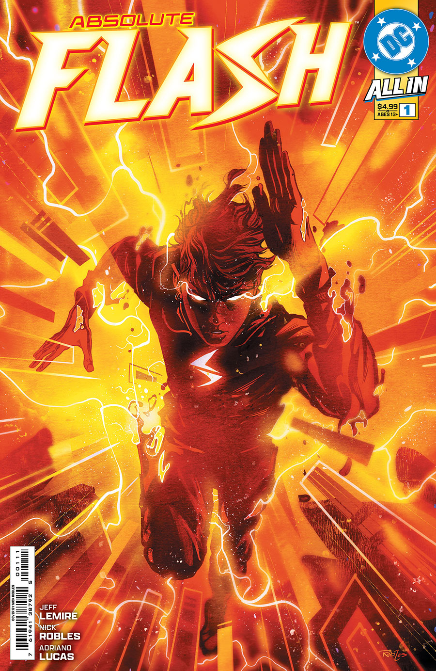Absolute Flash #1 Cover A Regular Nick Robles Cover (DC All In)