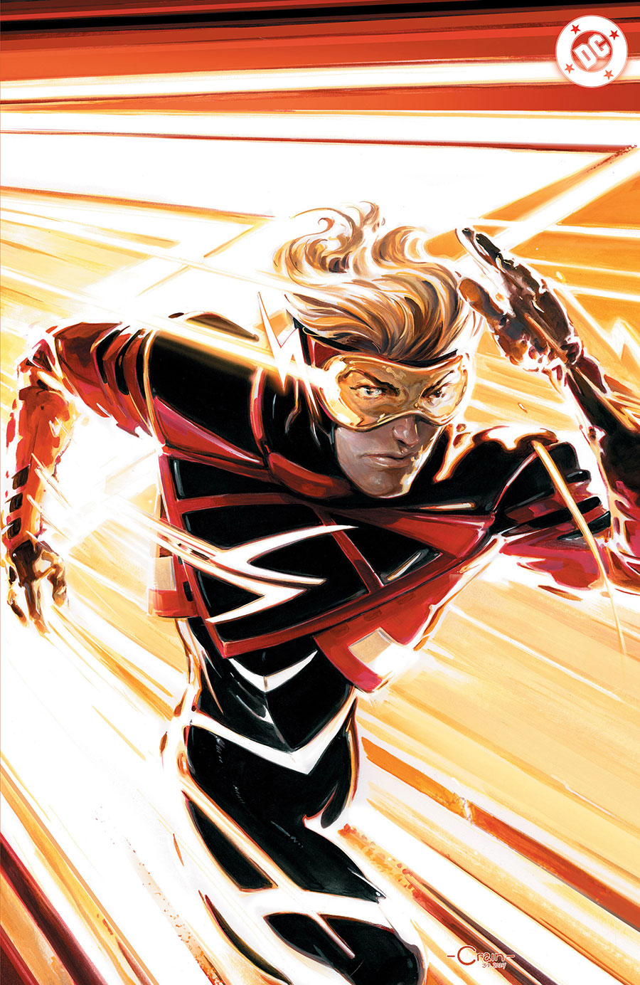 Absolute Flash #1 Cover J Incentive Clayton Crain Virgin Card Stock Variant Cover (DC All In)