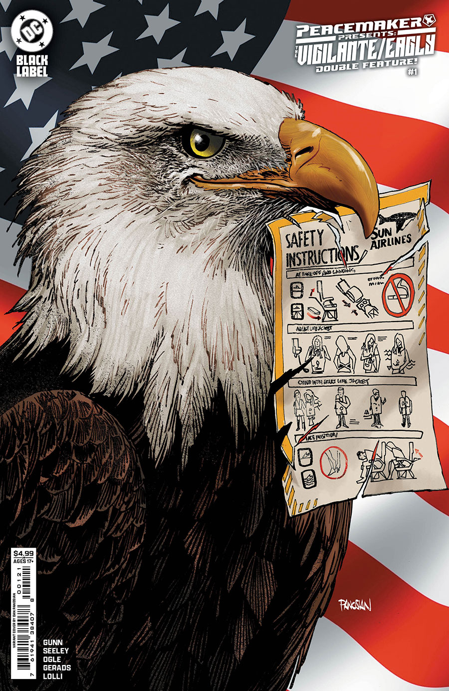 Peacemaker Presents The Vigilante Eagly Double Feature #1 Cover B Variant Dan Panosian Card Stock Cover