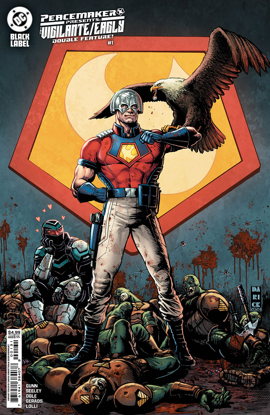 Peacemaker Presents The Vigilante Eagly Double Feature #1 Cover C Variant Darick Robertson Card Stock Cover