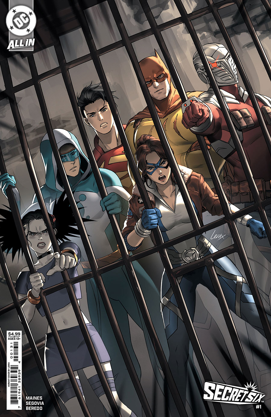 Secret Six Vol 5 #1 Cover C Variant Lesley Leirix Li Card Stock Cover (DC All In)