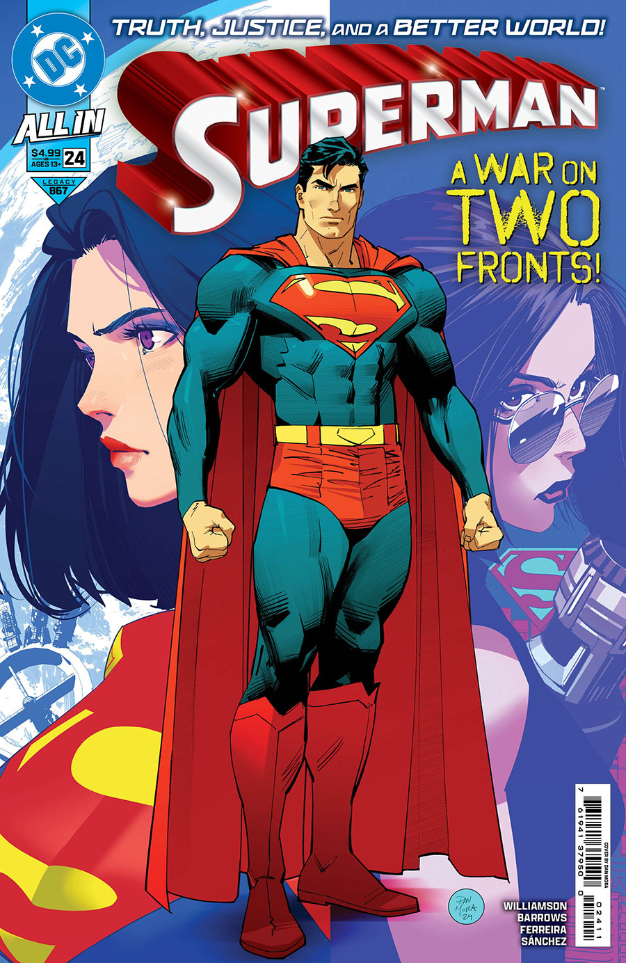 Superman Vol 7 #24 Cover A Regular Dan Mora Cover (DC All In)