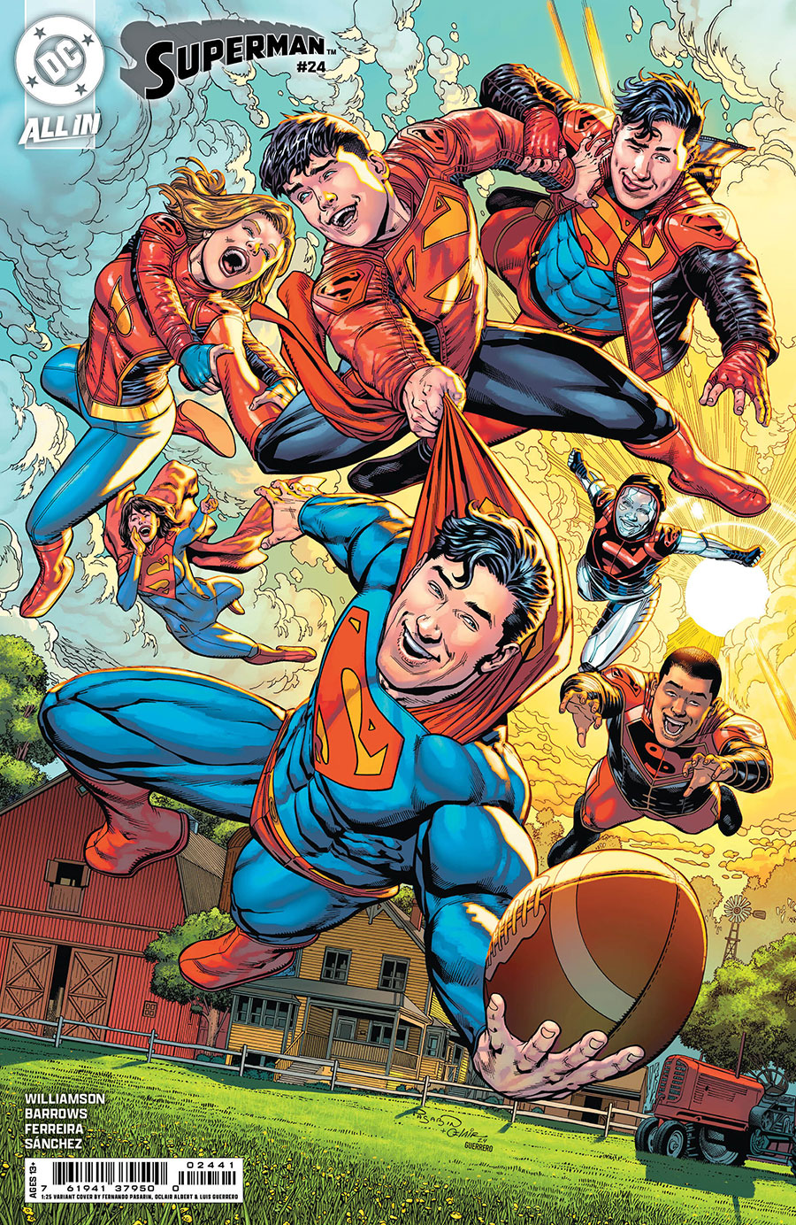 Superman Vol 7 #24 Cover F Incentive Fernando Pasarin & Oclair Albert Card Stock Variant Cover (DC All In)
