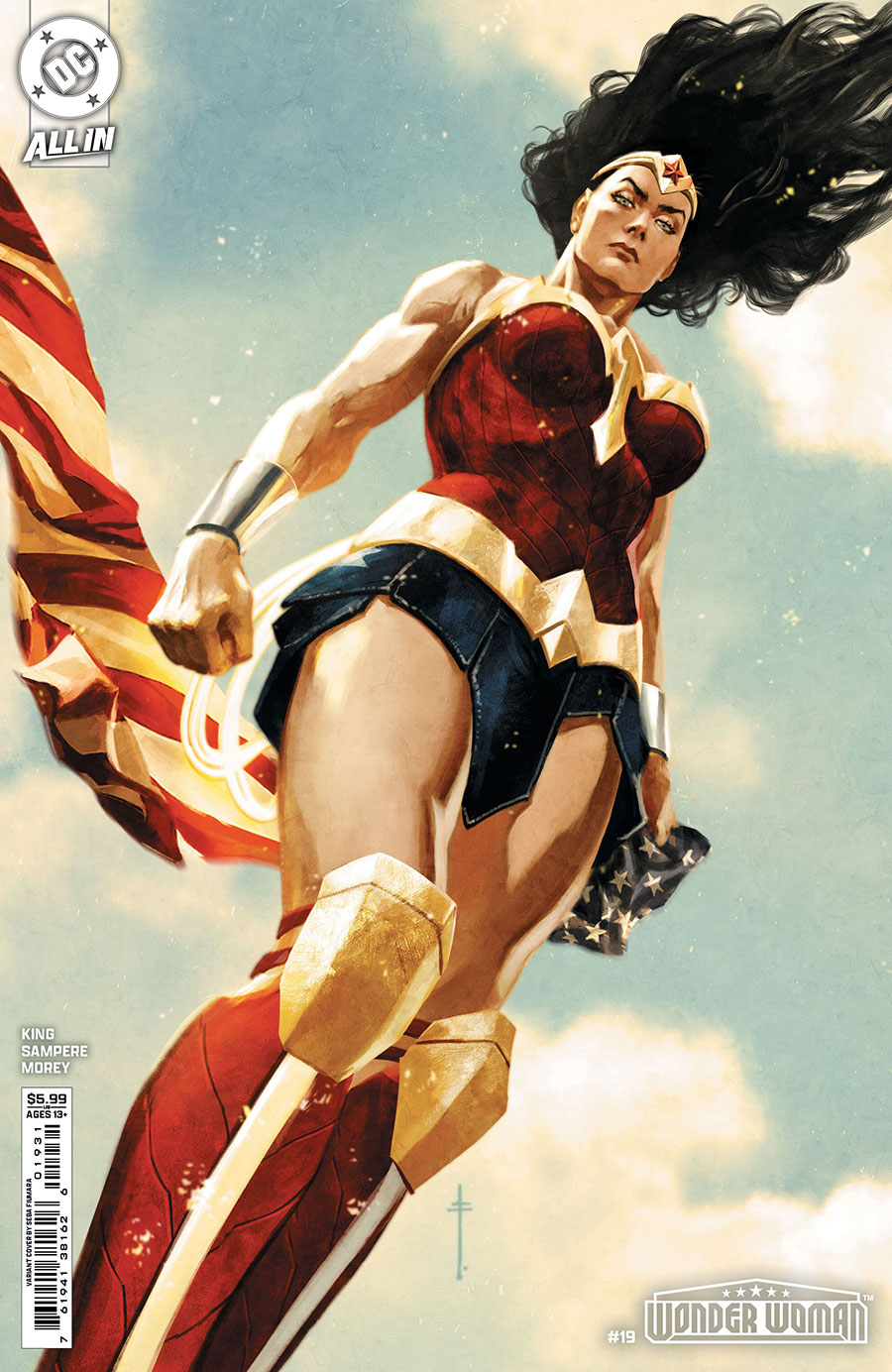 Wonder Woman Vol 6 #19 Cover C Variant Sebastian Fiumara Card Stock Cover (DC All In)