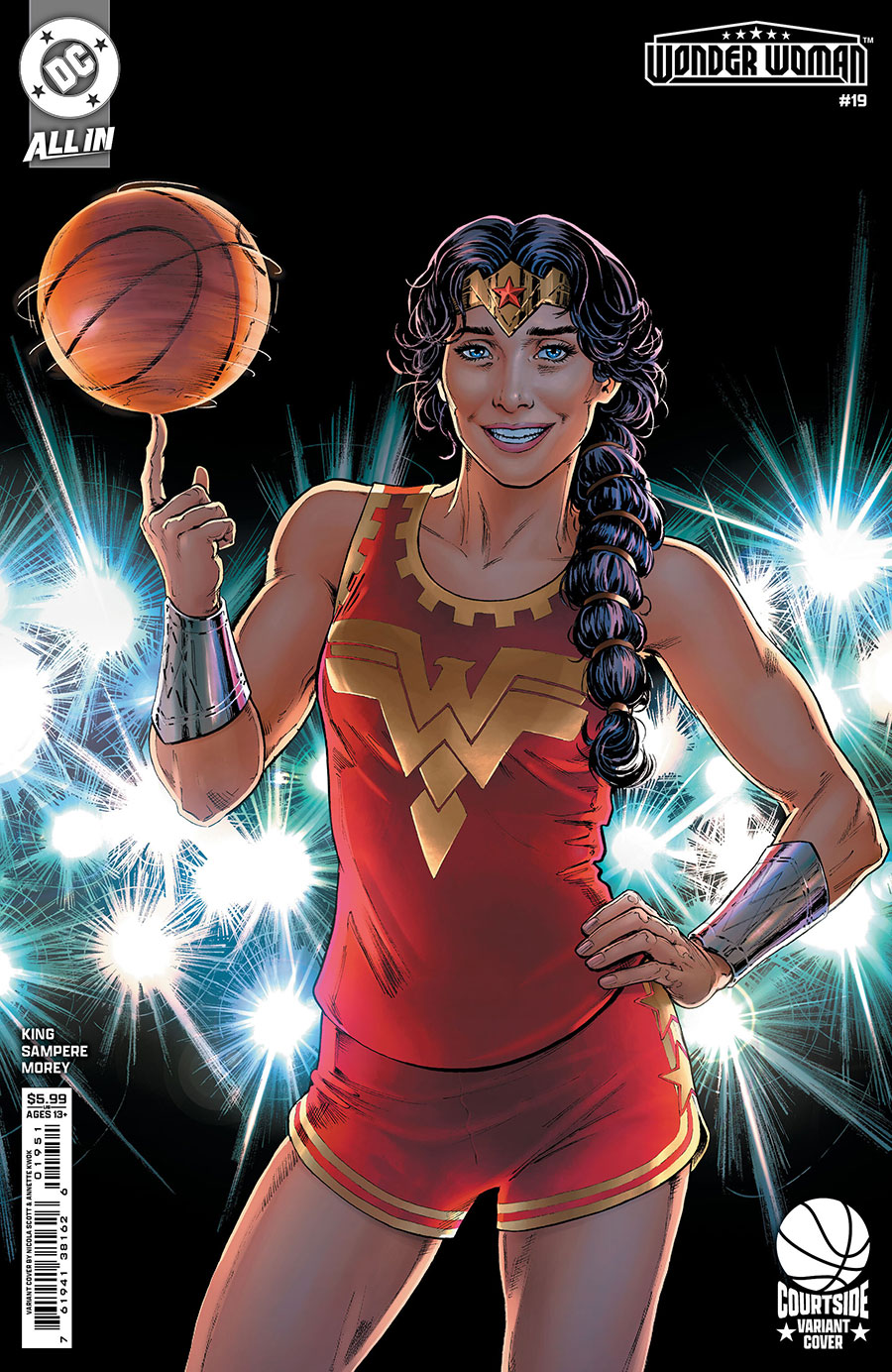 Wonder Woman Vol 6 #19 Cover D Variant Nicola Scott Courtside Card Stock Cover (DC All In)