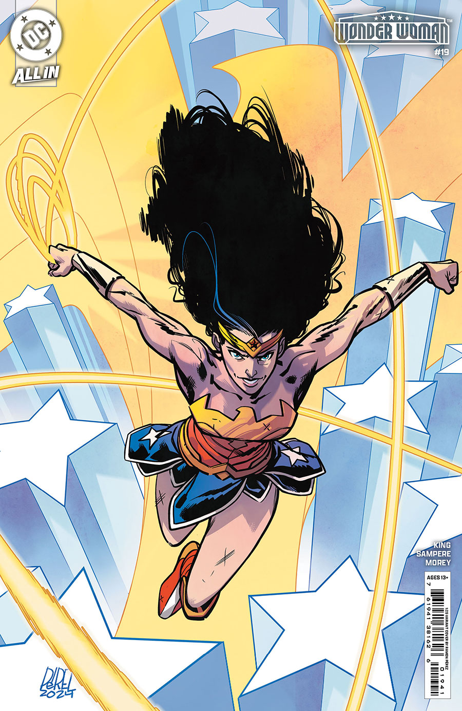 Wonder Woman Vol 6 #19 Cover E Incentive Ramon Perez Card Stock Variant Cover (DC All In)