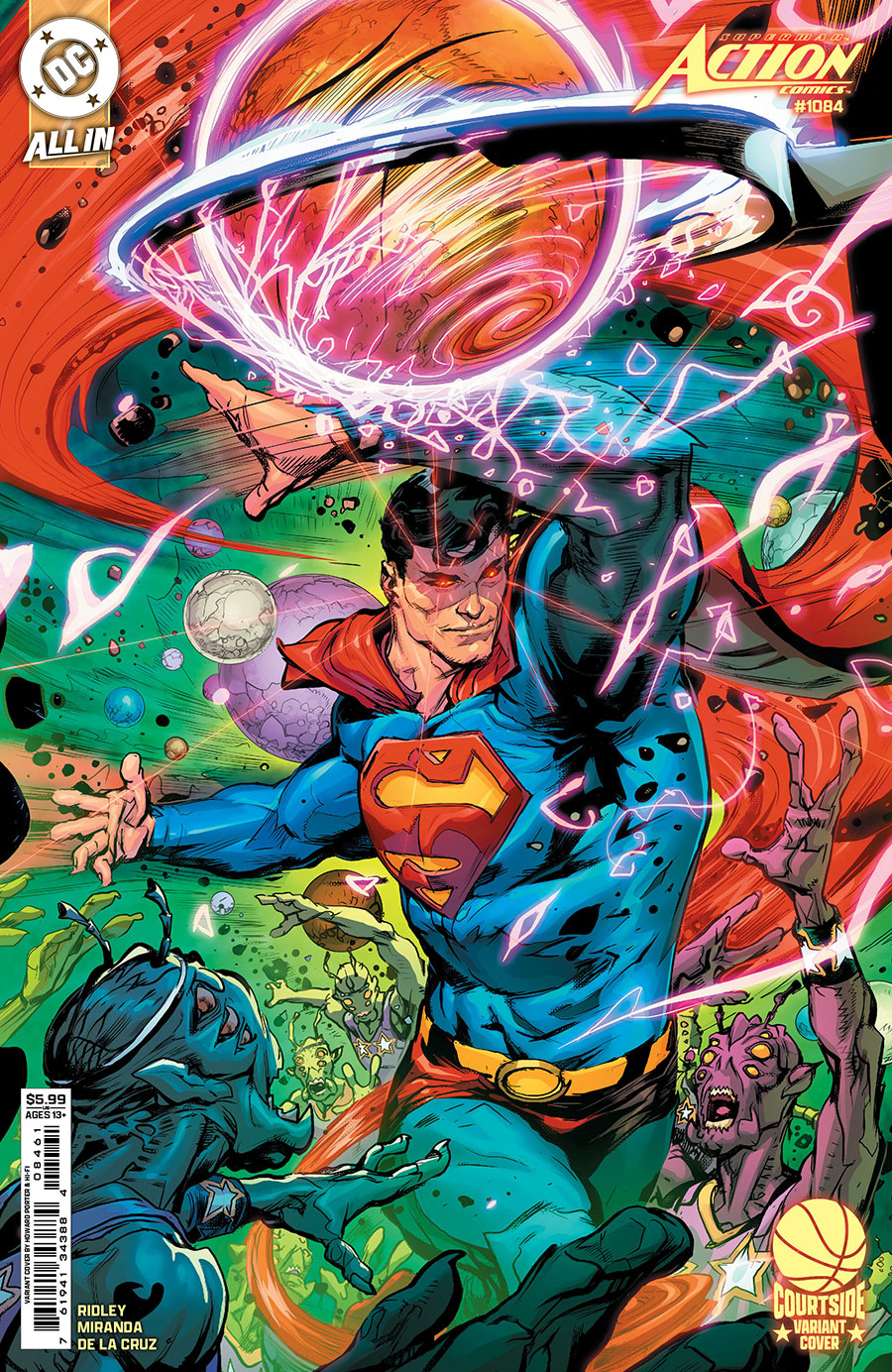 Action Comics Vol 2 #1084 Cover D Variant Howard Porter Courtside Card Stock Cover (DC All In)