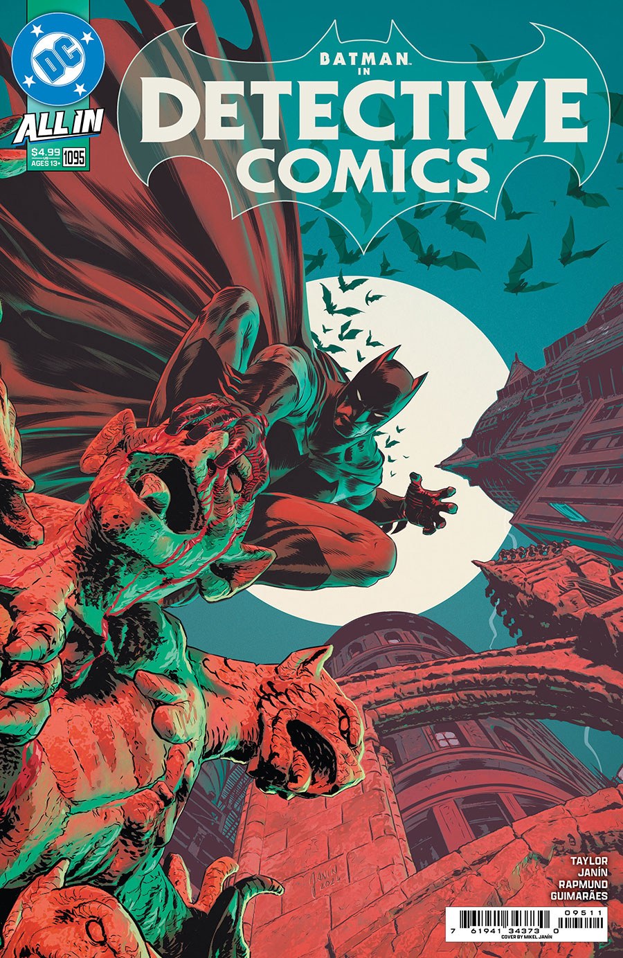 Detective Comics Vol 2 #1095 Cover A Regular Mikel Janin Cover (DC All In)